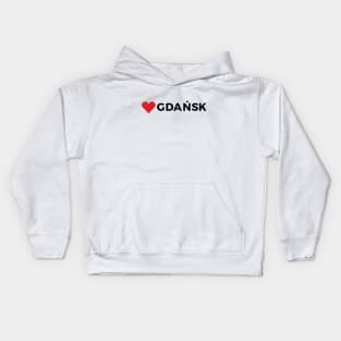 I love Gdansk Kids Hoodie